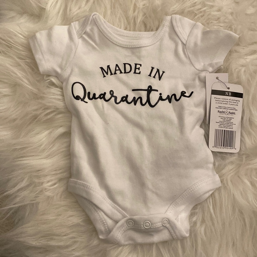 Newborn Short Sleeve Onesie NWT